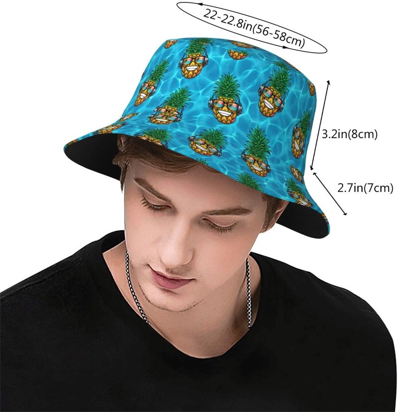 JIEKENMO Bucket Hats Fashion Sun Cap Packable Outdoor Fisherman Hat for Women and Men - Image 2